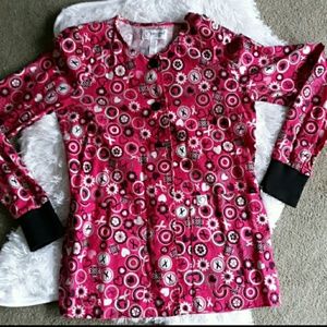 Breast Cancer awareness Scrub coat